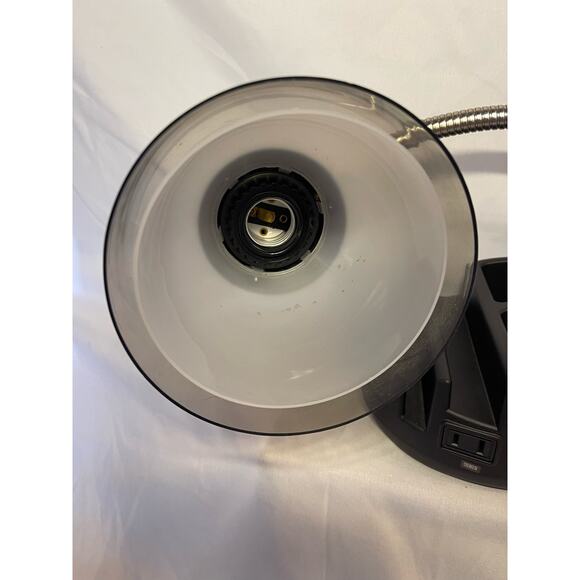 Desk Lamp with pencil holder-Black-flexible - Picture 5 of 6